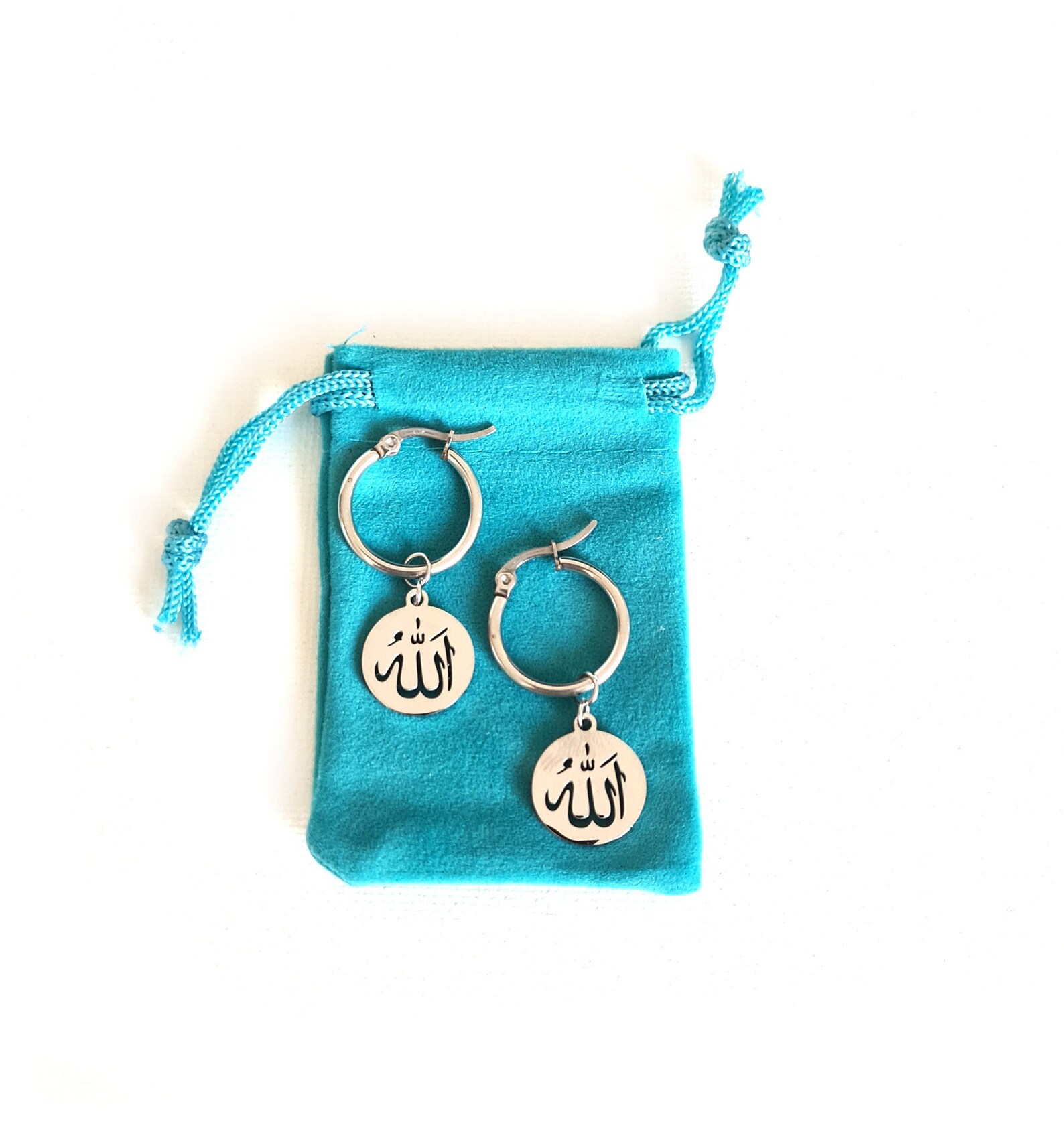 Allah Earrings, Islamic Earrings, Earrings Allah, Muslim Earrings