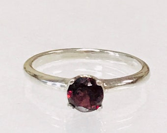 tiffany garnet ring