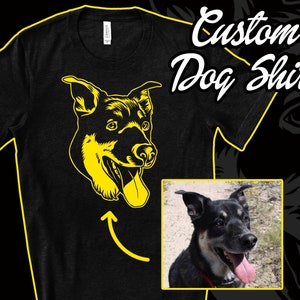 Custom Dog T-shirt Gift | Dog t-shirt for pet owners, Shirt for dog owner, Dog mom, Dog moma, Fur mom, Custom illustrated, Dog Shirt for Men