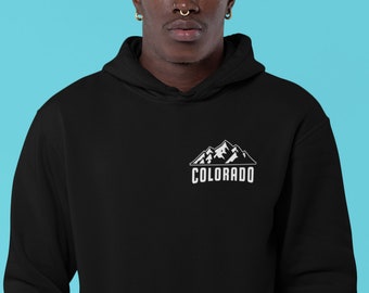 Colorado High Country | Bluza z kapturem Mountain, koszulka Rocky, Denver, na zewnątrz, stan stulecia, koszulka, sweter, polar