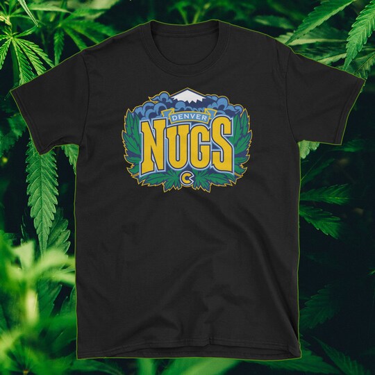 Denver "Nugs" T-Shirt | Stoner Tee | Cannabis Apparel | Basketball Shirt, Denver, Colorado