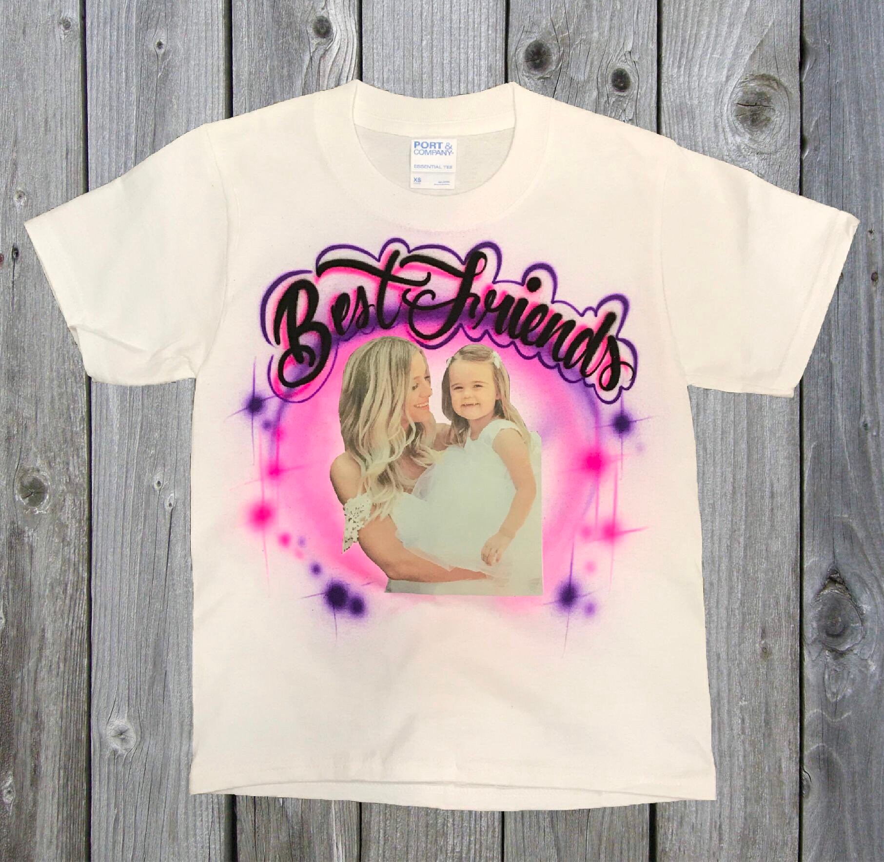 Photo With Airbrushing T-shirt - Etsy