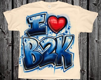 B2K Custom Airbrush T-Shirt