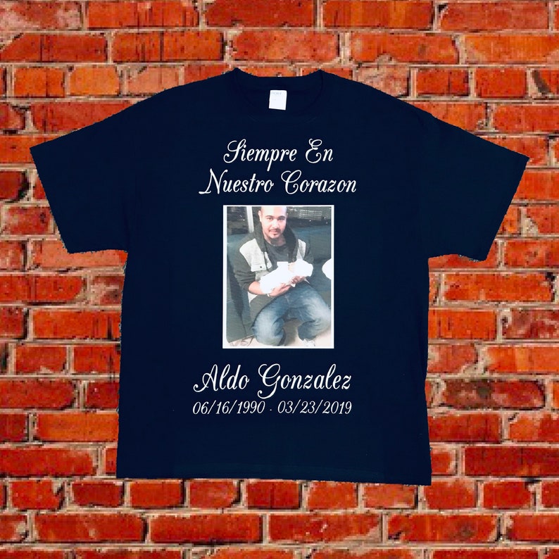 In Loving Memory or RIP Custom T-Shirt | Etsy