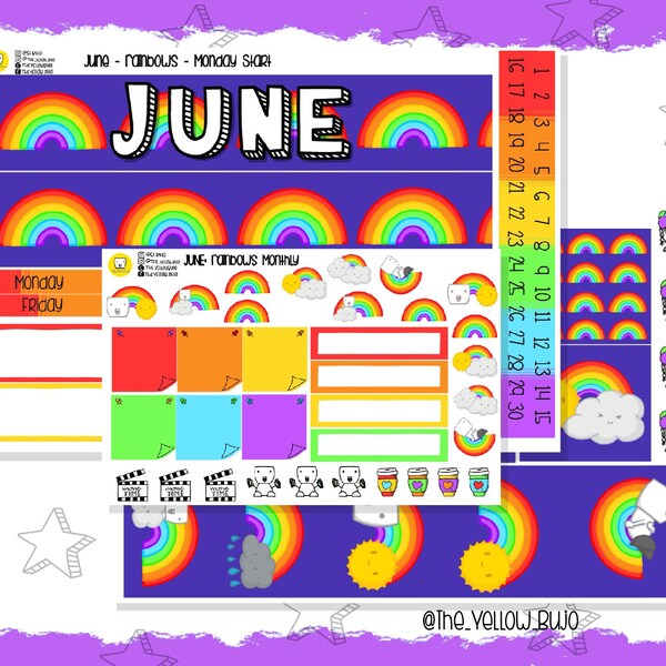 Planner Sticker Kit - Etsy