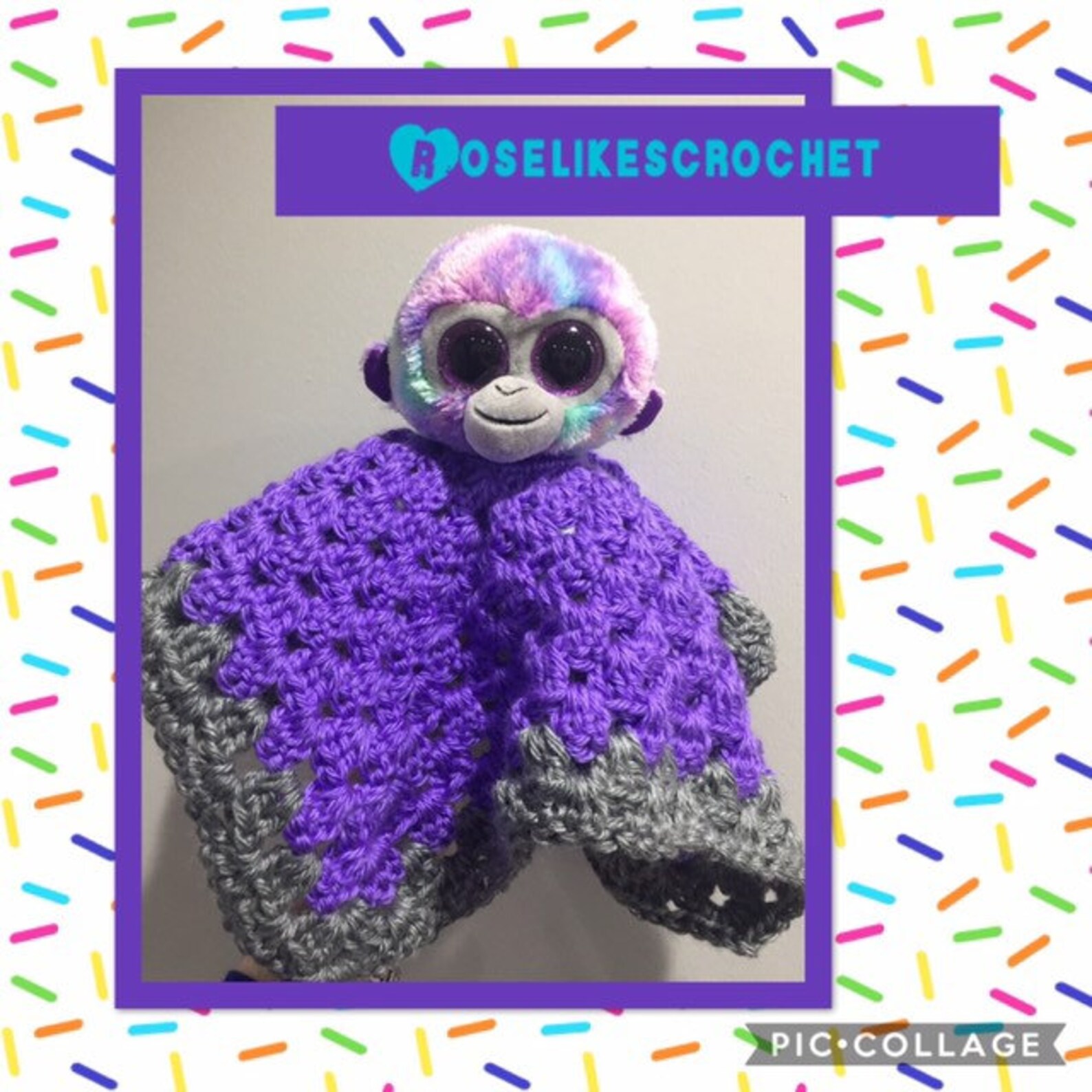 Zuri Monkey Lovey | Etsy