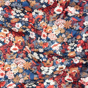 THORPE RUST Liberty Tana Lawn® Fabric Remnants Bundle | Coco & Wolf | Liberty London Fabric | Small Project Fabric