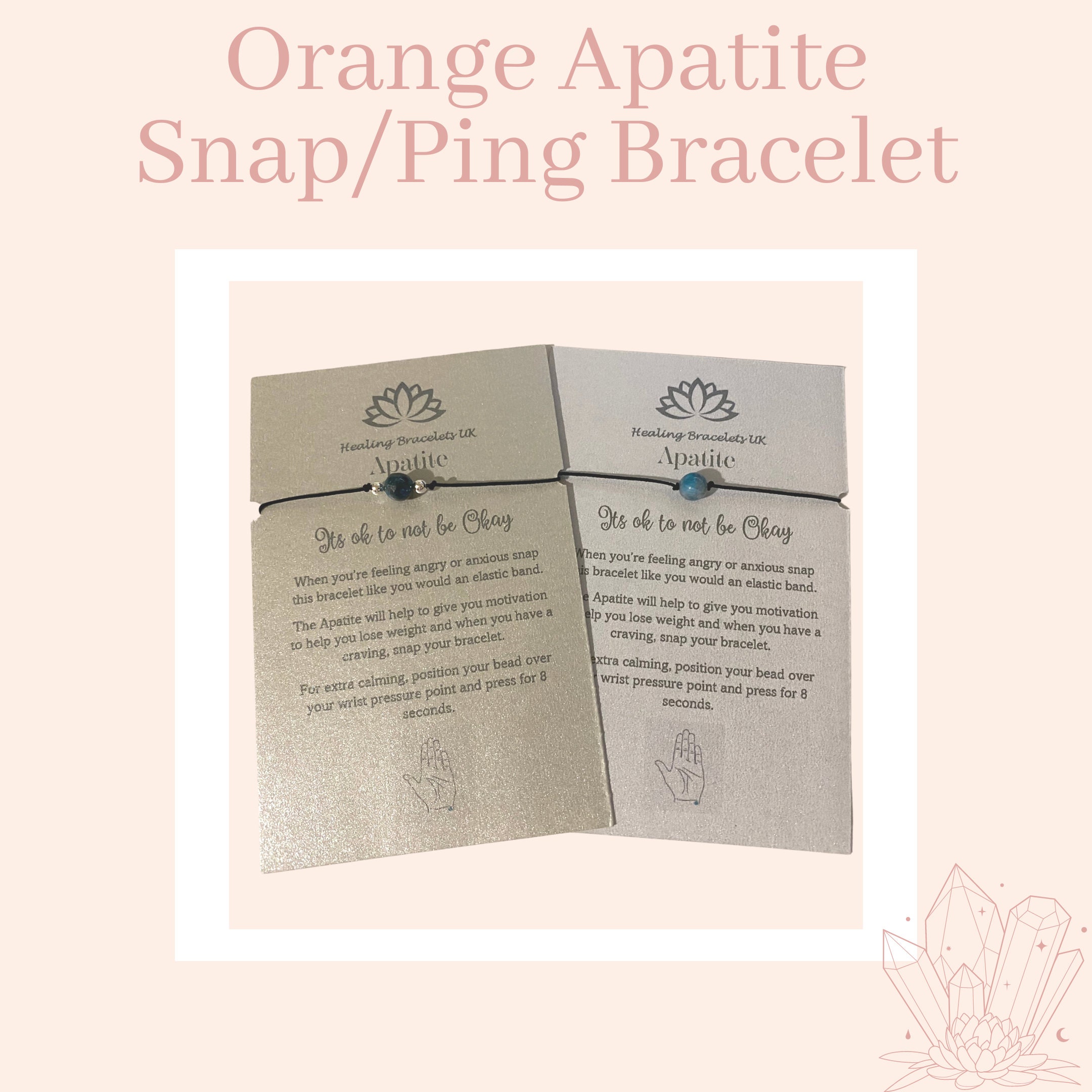 Anxiety anger Ping snap Bracelets Etsy UK