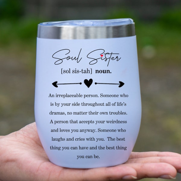 Soul Sister Noun Meaning Sublimation Png, Svg, Jpeg Digital Download - One Size to Fit all Transparent Background -Libbeys, Tumblers, Mugs