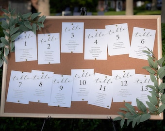 Table Seating Cards