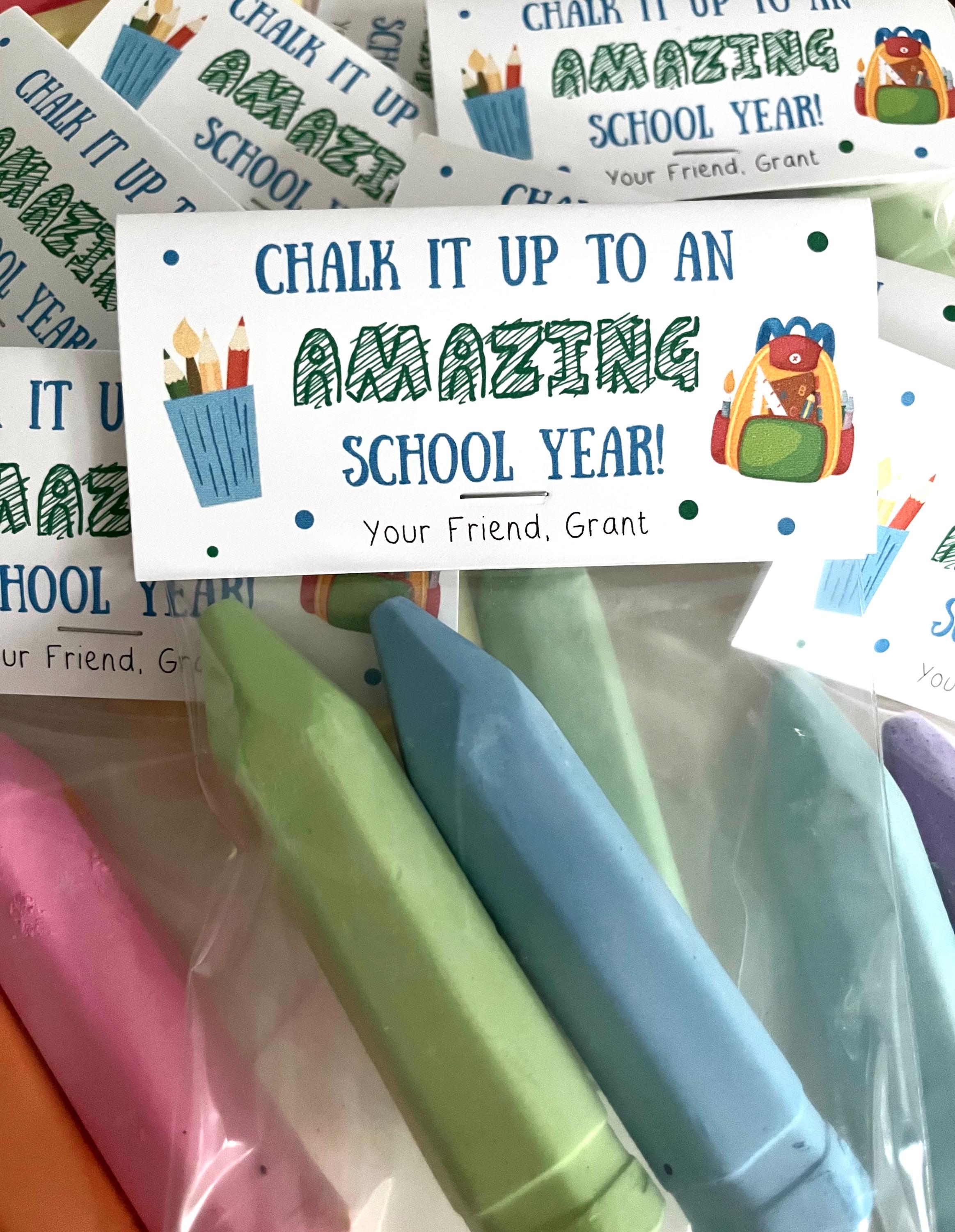 Personalized Chalk Class Gifts: End of Year, School Kids (bags and ...
