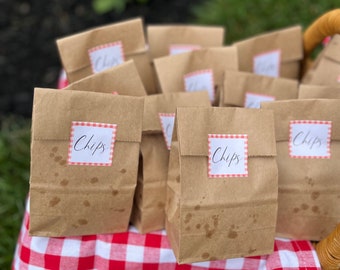 Picknick Thema / Baby q party food decor
