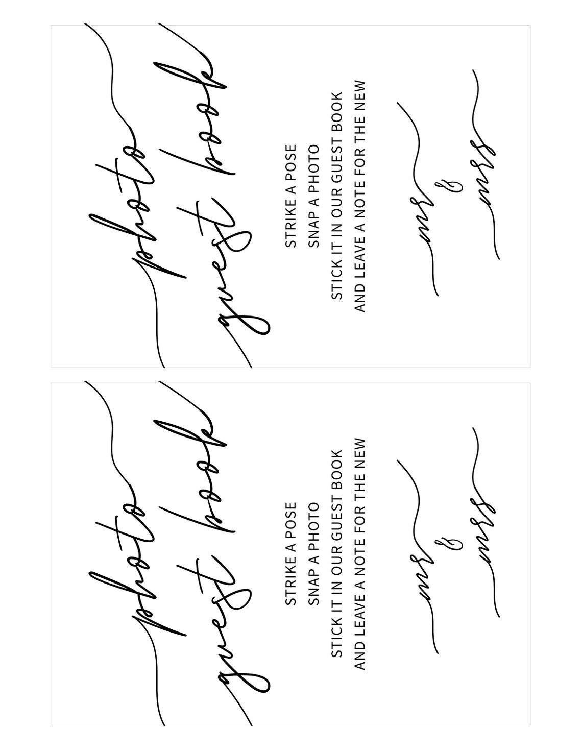 Photo Guest Book Sign Digital Etsy