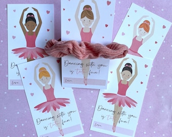 Ballerina Dance Cards: Printable Dance Competition Favors (Digital Download)