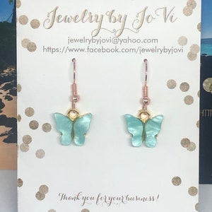 Butterfly Earrings, Butterfly Jewelry, Dangle Earrings, Butterflies