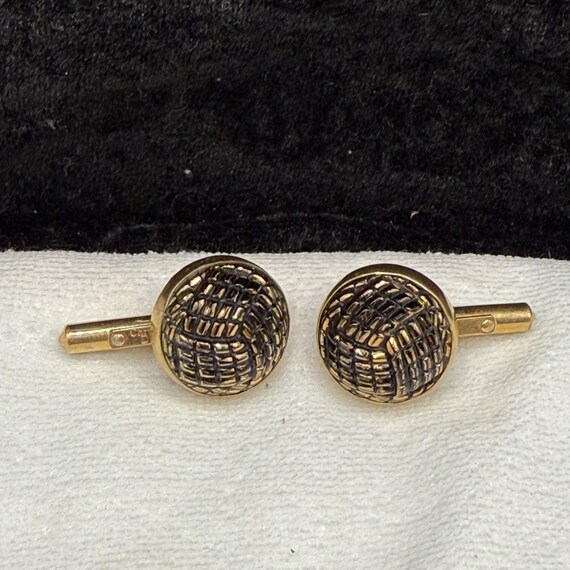 Vintage Christian Dior Gold Filled Cufflinks
