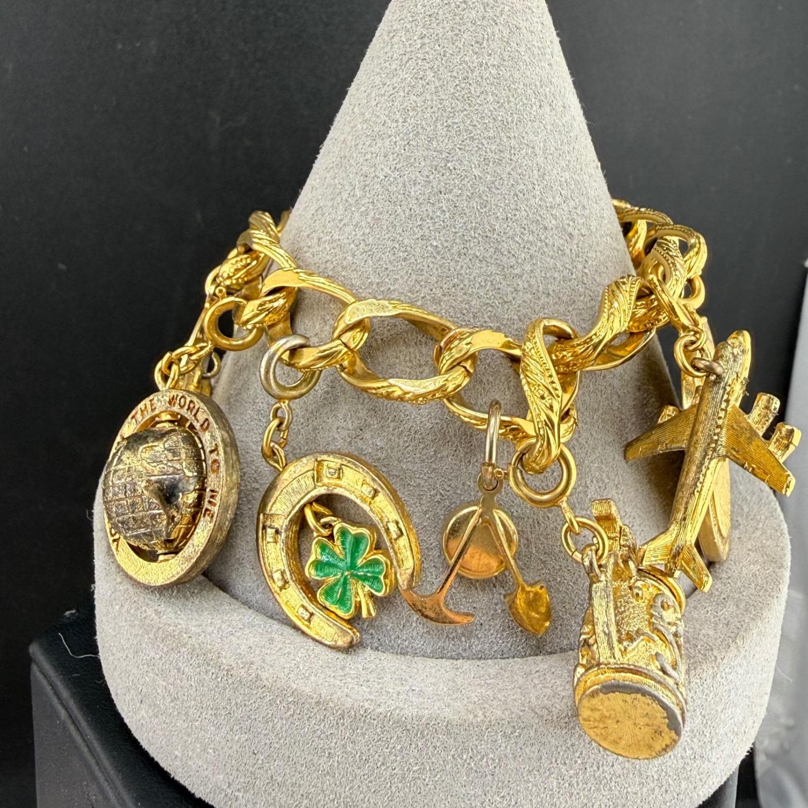 Airplane Bracelet Gold Italy - Etsy