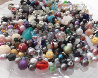 500g colorful beads, material for jewelry making, many colorful and different beads for crafts,