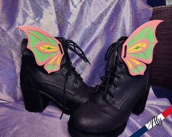 Shoes wings flower fairy