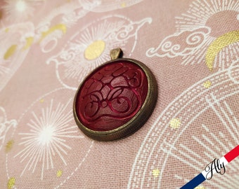 Turning red inspired necklace
