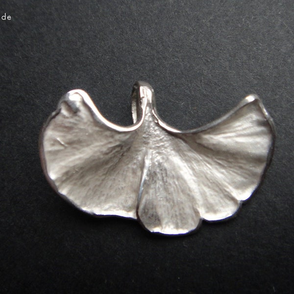 Ginkgo Leaf 925 Silver with Chain Birthday Gift XS14