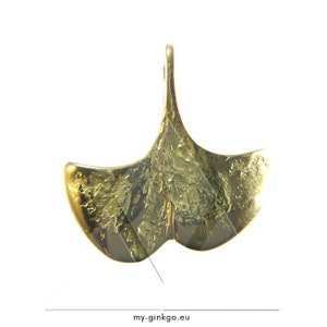 XXS Ginkgo GOLD 750 Mini Pendant Gift 31