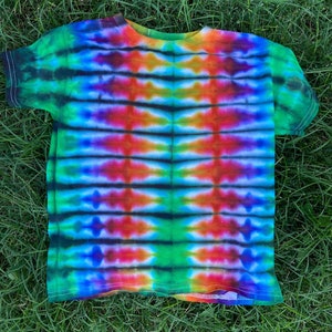 XS Youth (2-4) Stripe Pattern Tie Dye Shirt