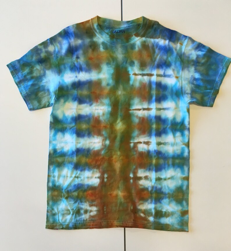 stripe tie dye shirt