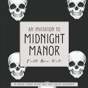 Full Box Kit - An Invitation to Midnight Manor - Murder Mystery Party