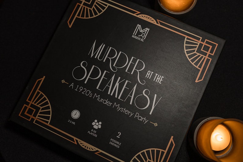 Murder at the Speakeasy New Professionally Manufactured Box image 1