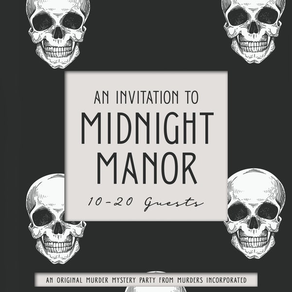 10-20 Personagens - Um Convite para Midnight Manor - Festa de Mistério de Assassinato - Versão PDF