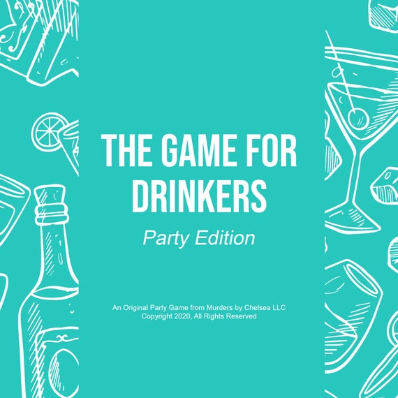 The Game for Drinkers Party Game Drinking Game PDF Etsy