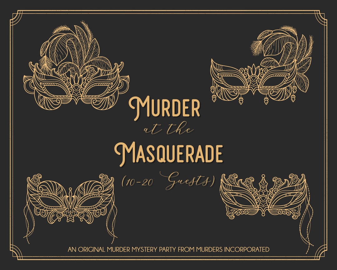 10-20 Characters Murder at the Masquerade PDF Version picture