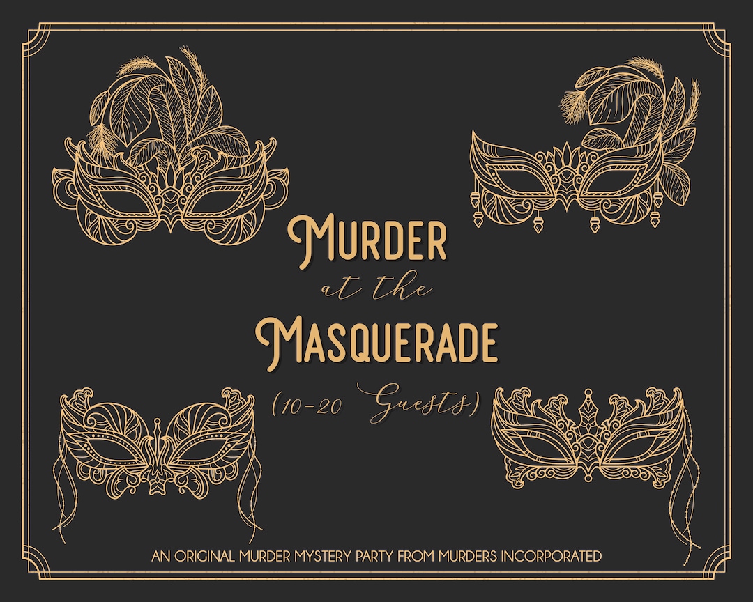 10-20 Characters Murder at the Masquerade PDF Version picture