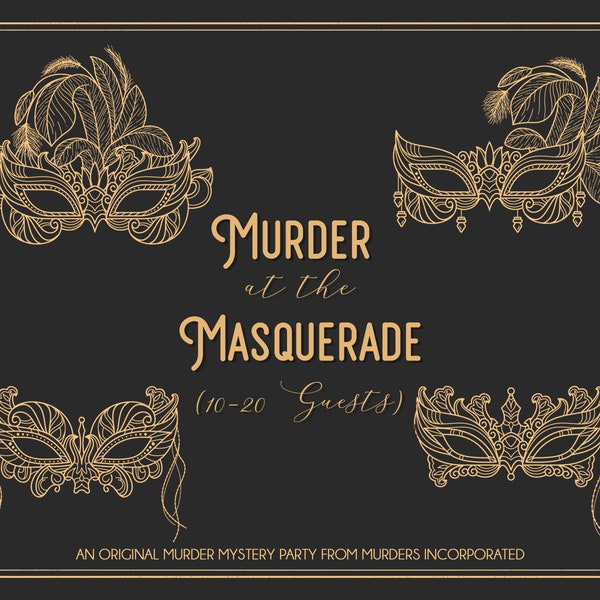 10-20 Characters Murder at the Masquerade - PDF Version