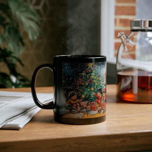 Manga Christmas mug / Anime Christmas mug / Coffee mug / Festive mug / Novelty mug / cartoon Christmas mug
