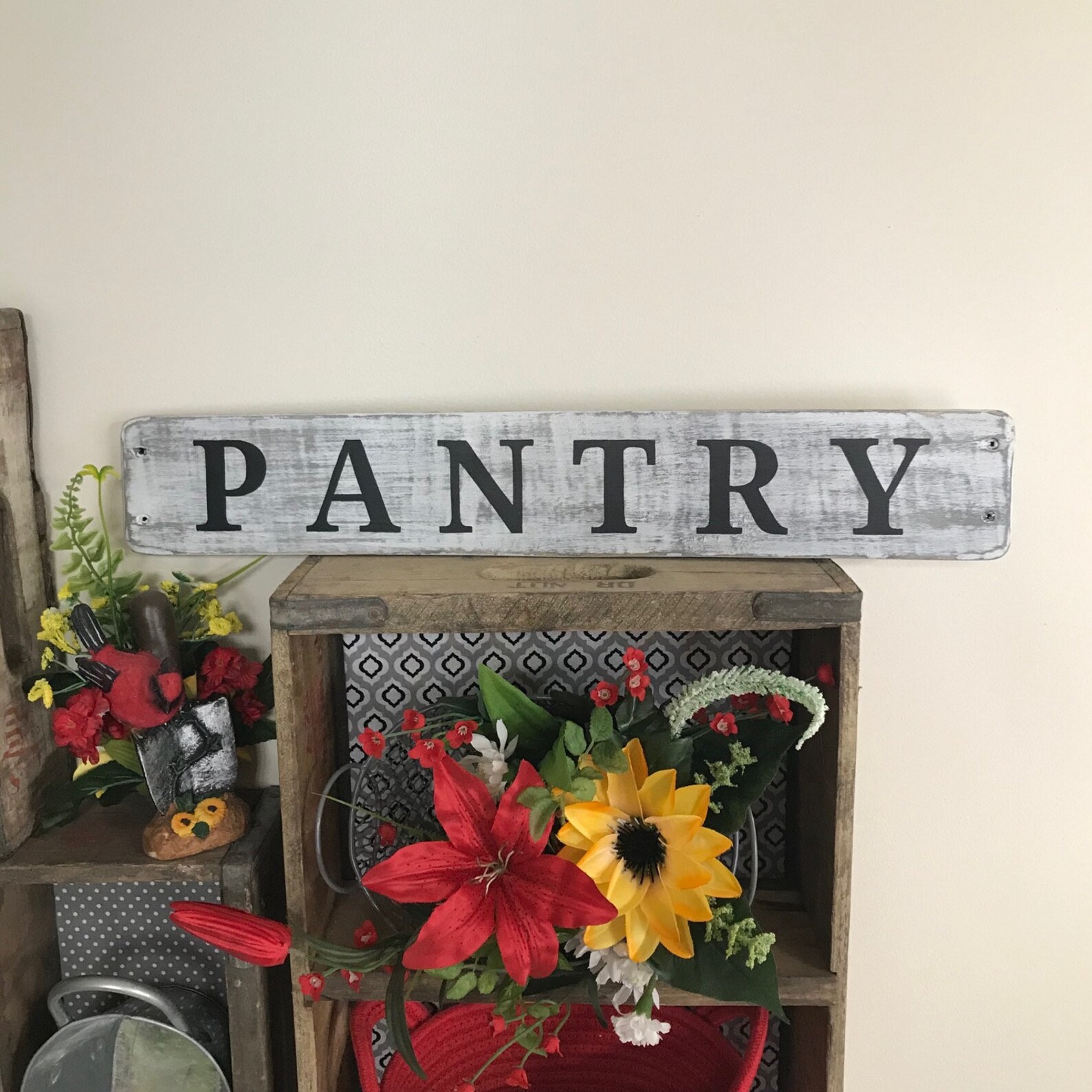Pantry Letrero Letrero de despensa letrero de despensa de madera de paleta | Etsy España