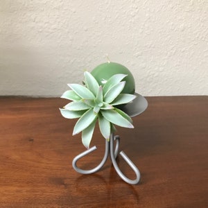 Metal Candle Stand, ready to ship, versatile decor item, metal candle holder with three legs, Free shipping, shipping included candle stand