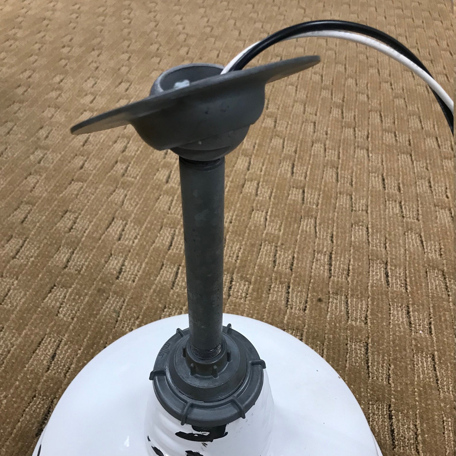 14 Vintage Miller Gas Station Light White Porcelain Etsy