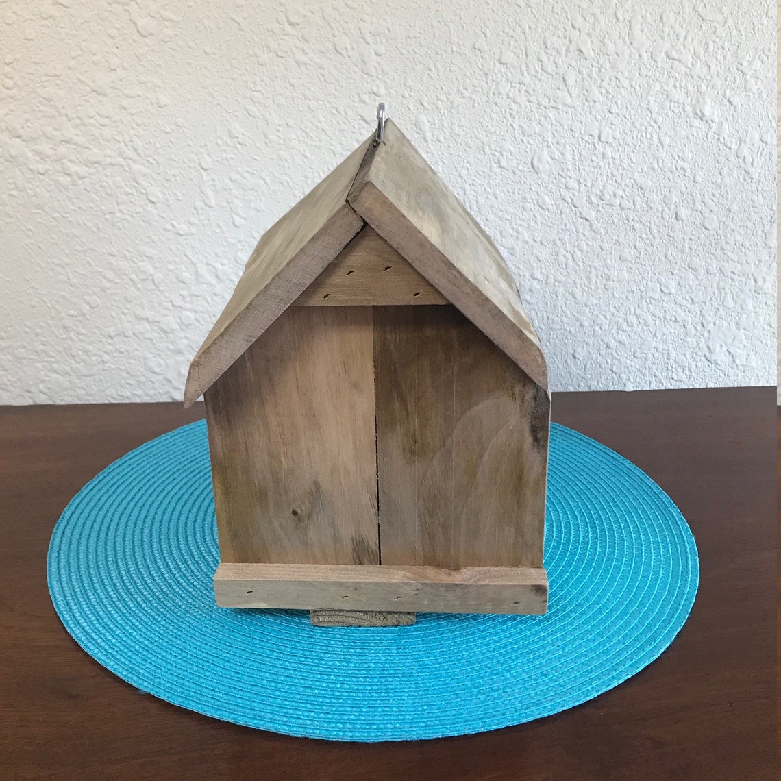 Tin Can Birdhouse Recycled Bean Can Birdhouse Pallet Wood Etsy