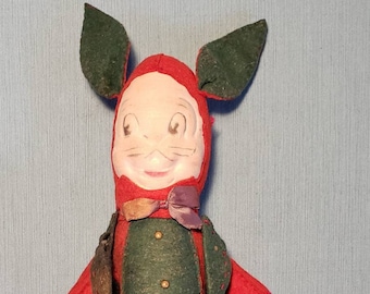 Sweet Antique Vintage Steiff Hoppy Bunny Rabbit Pull Toy - Etsy