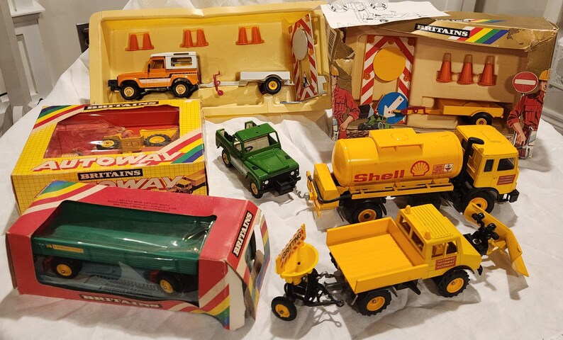 VARIOUS Britains Toy Vehicles A Total of 7 Pieces With Accessories. - Etsy