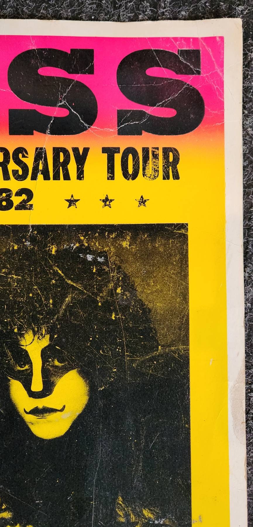 KISS 10th Anniversary Tour 1982 Tour - Cardboard Poster - Etsy