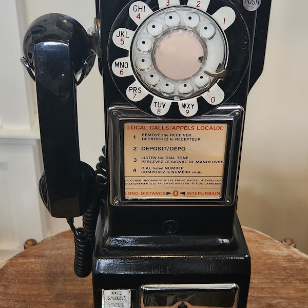 PICKUP and LOCAL DELIVERY only - Will not Ship Outside of Area Mentioned     Northern Electric Payphone  -  wired for your house!