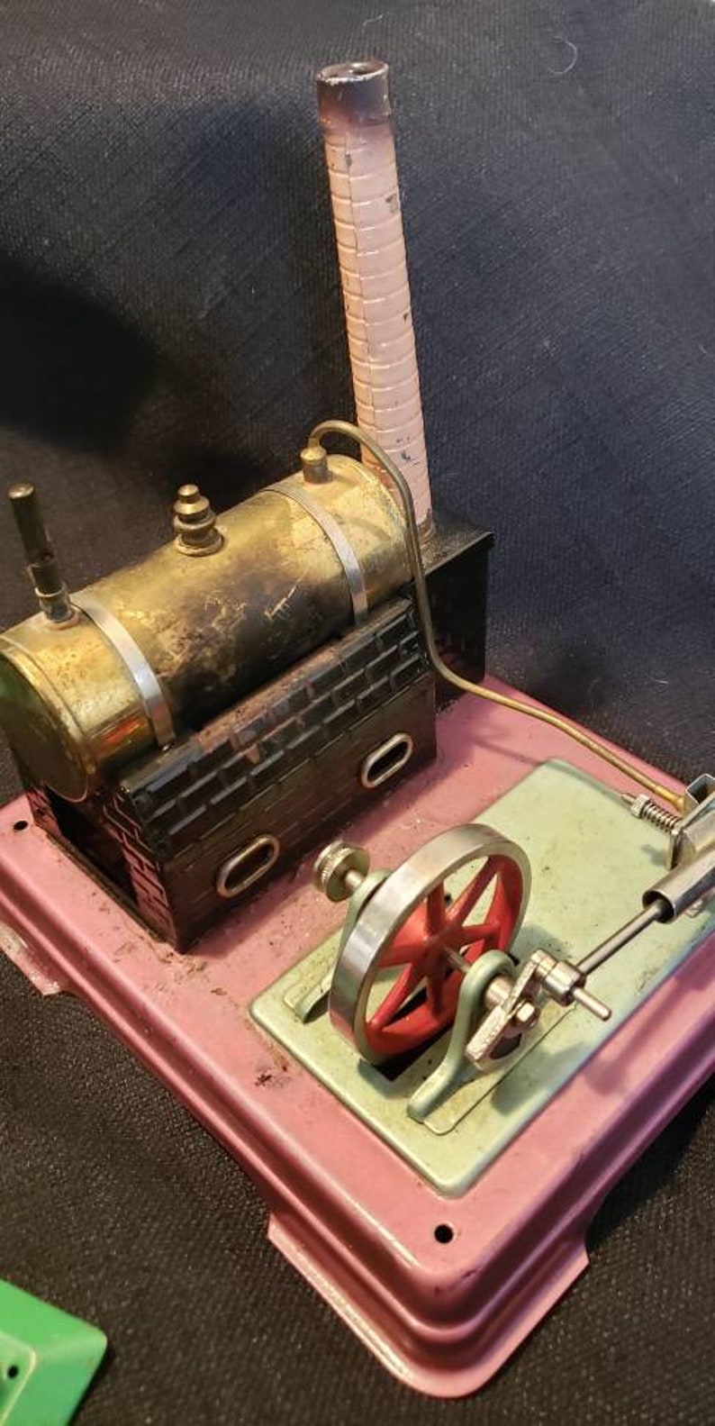 Vintage Fleischmann Model Steam Engine With SIX Accessories Etsy