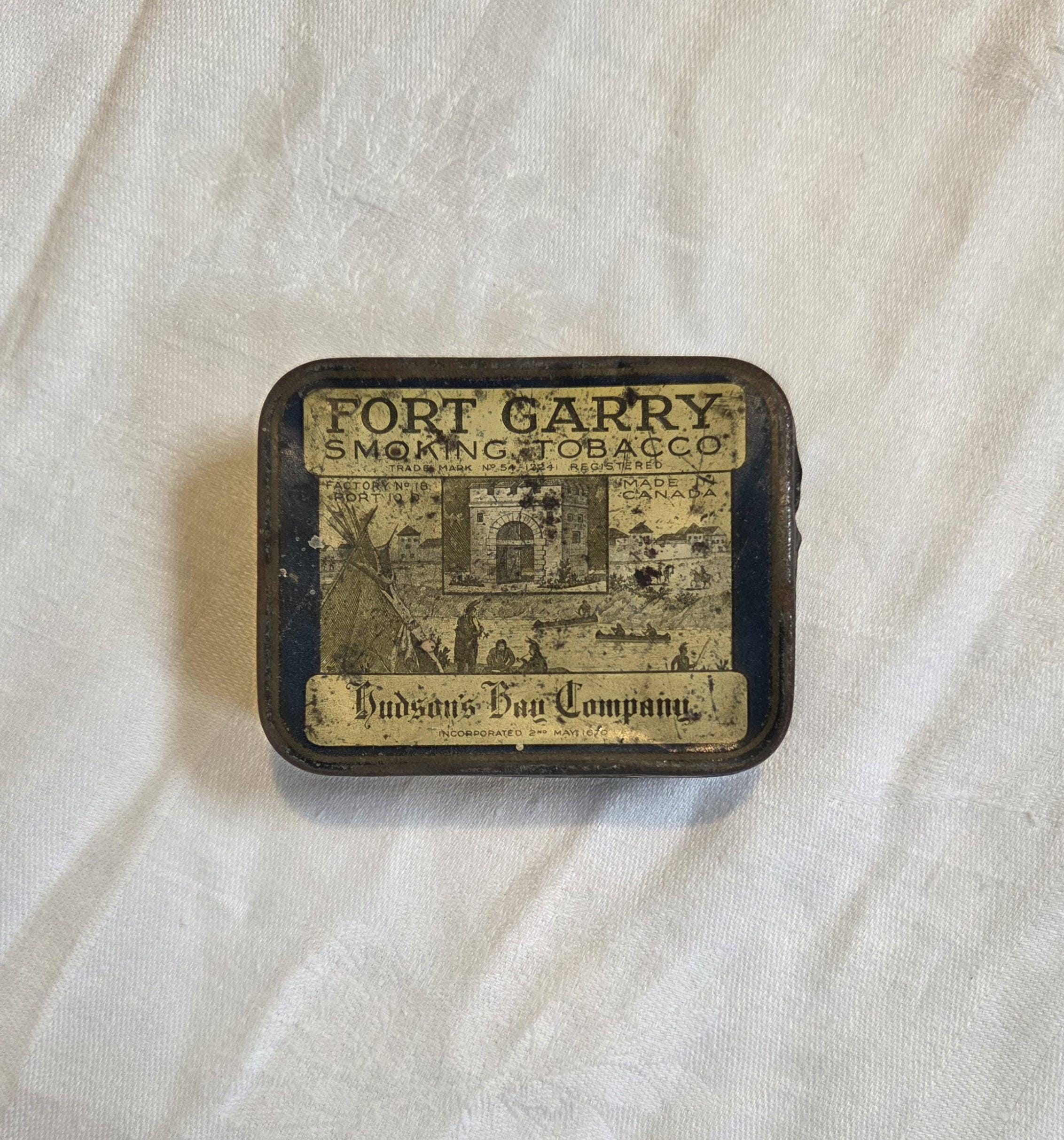 Antique Hudson's Bay Company Tobacco Tin - Fort Garry Smoking Tobacco