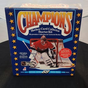 Sealed, Brand New  -  Pro Set CHAMPIONS NHL Hockey Card Collector Starter Kit  -  1991