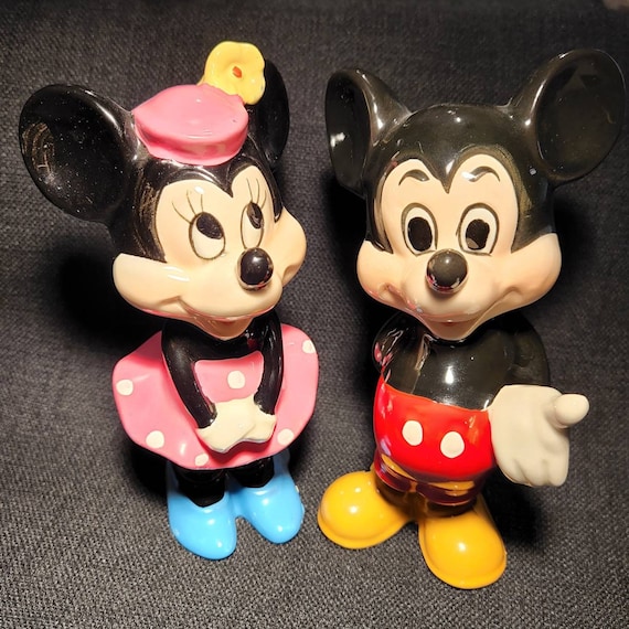絵画　ミッキー＋ミニー 恋人達の銀食器 / Lover's silverware Vintage Mickey Mouse Disney Kids Children's Silverware