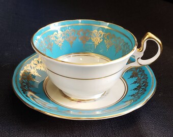 22 【磁器】AYNSLEY Antique Aynsley China Tea Cup & Saucer c1891-1910 – Vintage