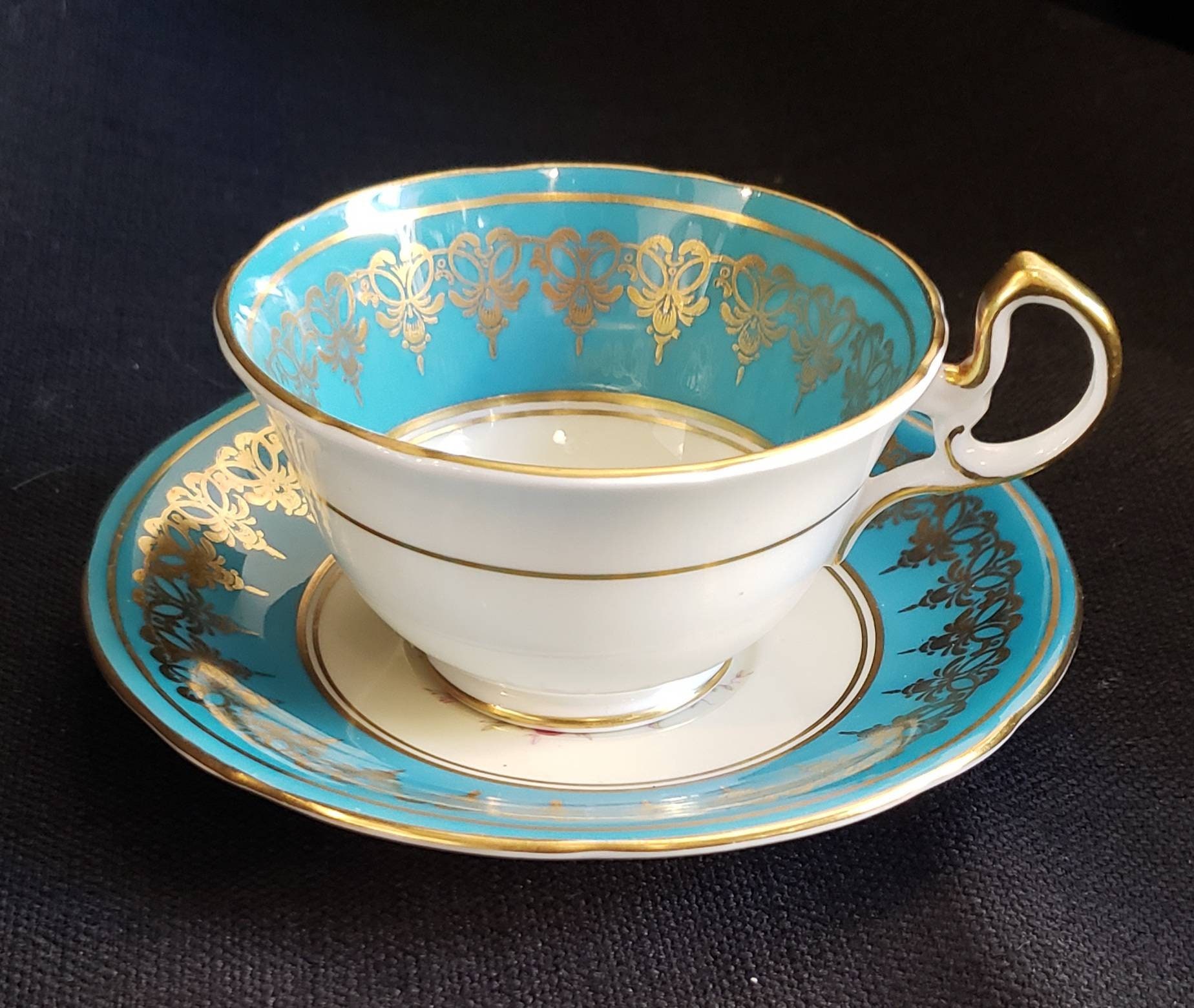 Vintage Aynsley Bone China Teacup & Saucer - Etsy Canada